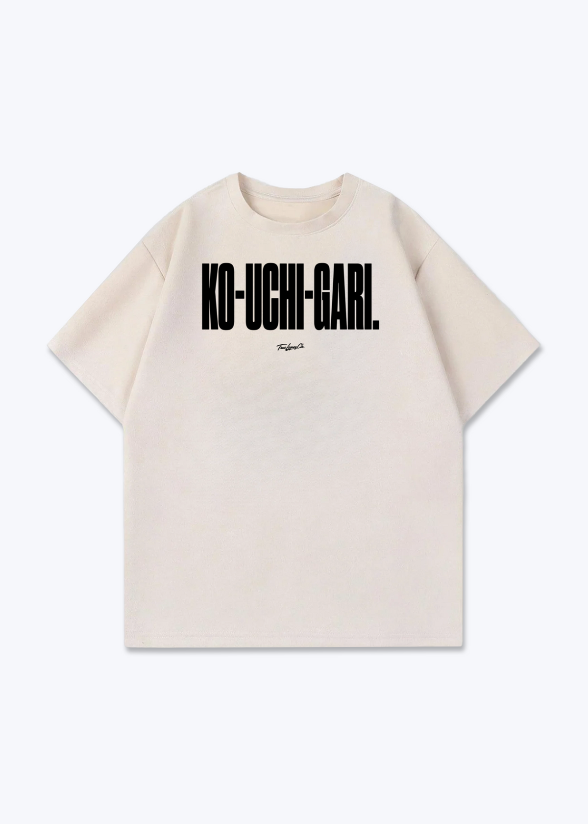 KO-UCHI-GARI - Oversized Shirt - Beige Front (Designed)