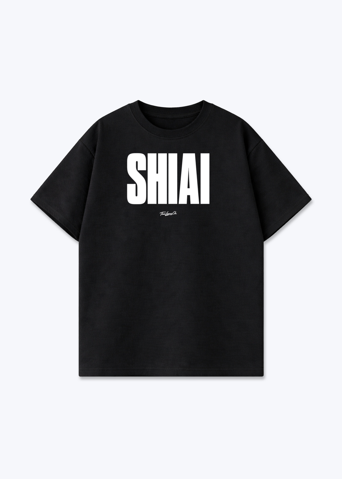 SHIAI - Oversized Shirt - Black Front (Designed)