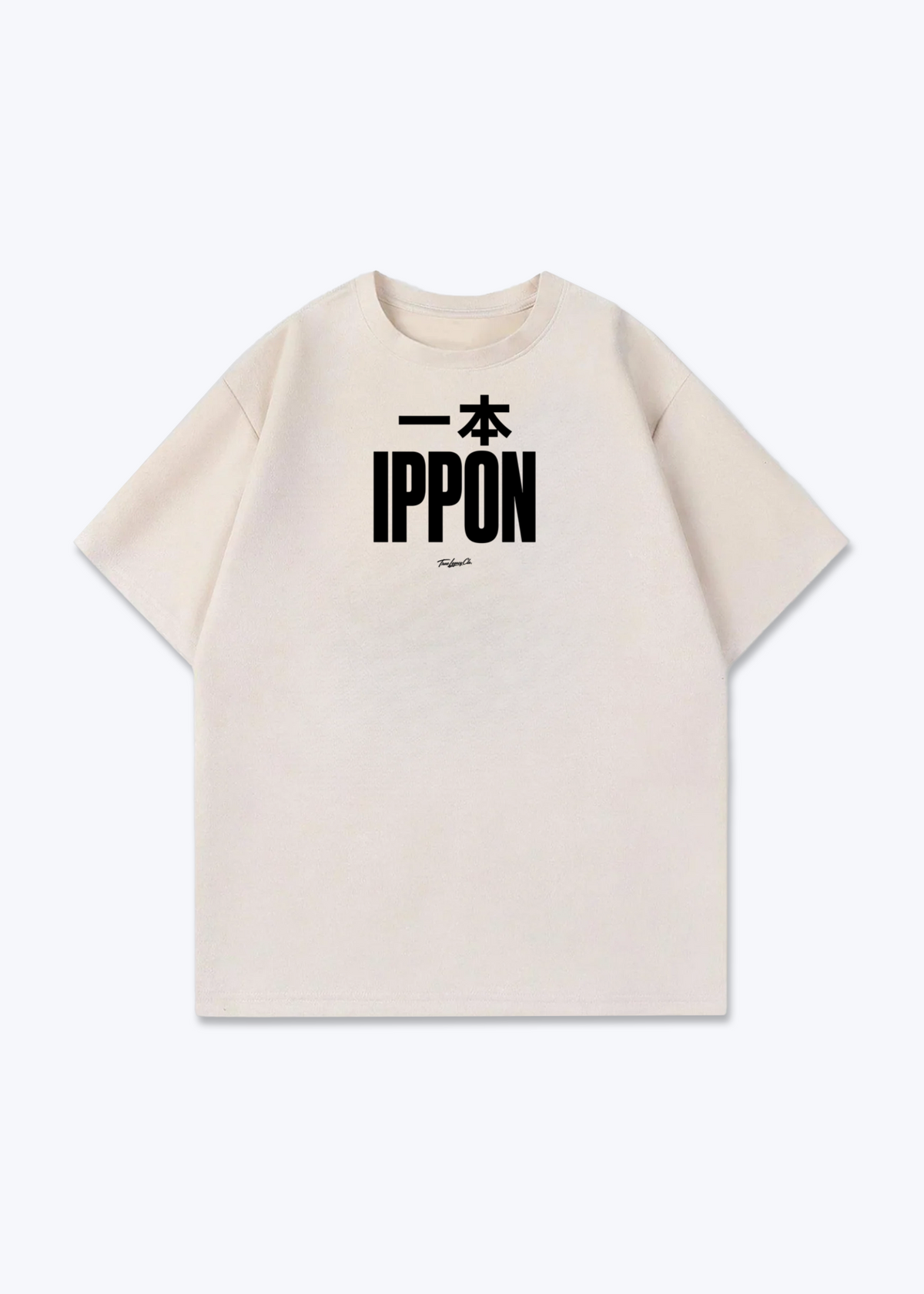 IPPON | CLASSIC - Oversized Shirt - Beige Front (Designed)