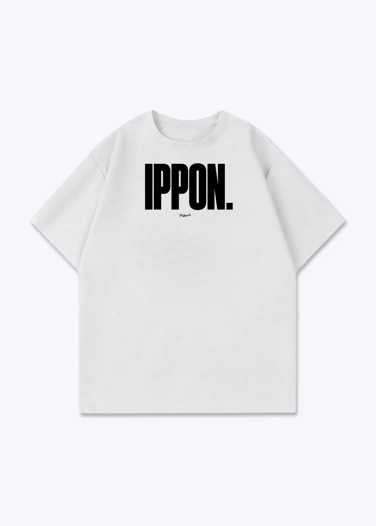 IPPON. - Oversized Shirt - White Front (Designed)