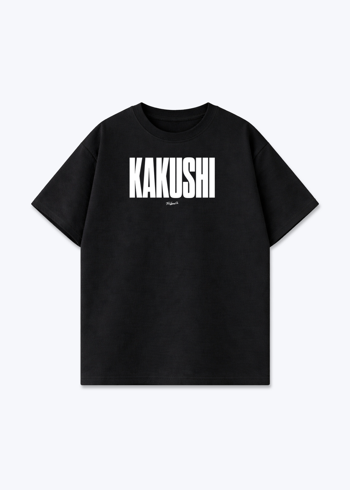 KAKUSHI - Oversized Shirt - Black Front (Designed)