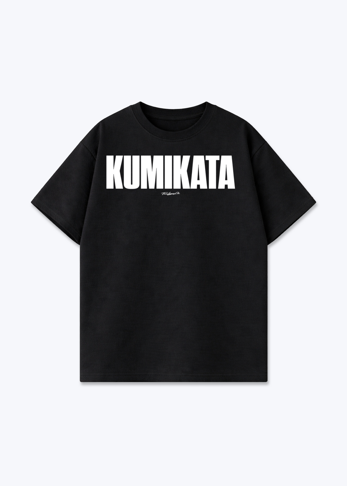 KUMIKATA - Oversized Shirt - Black Front (Designed)