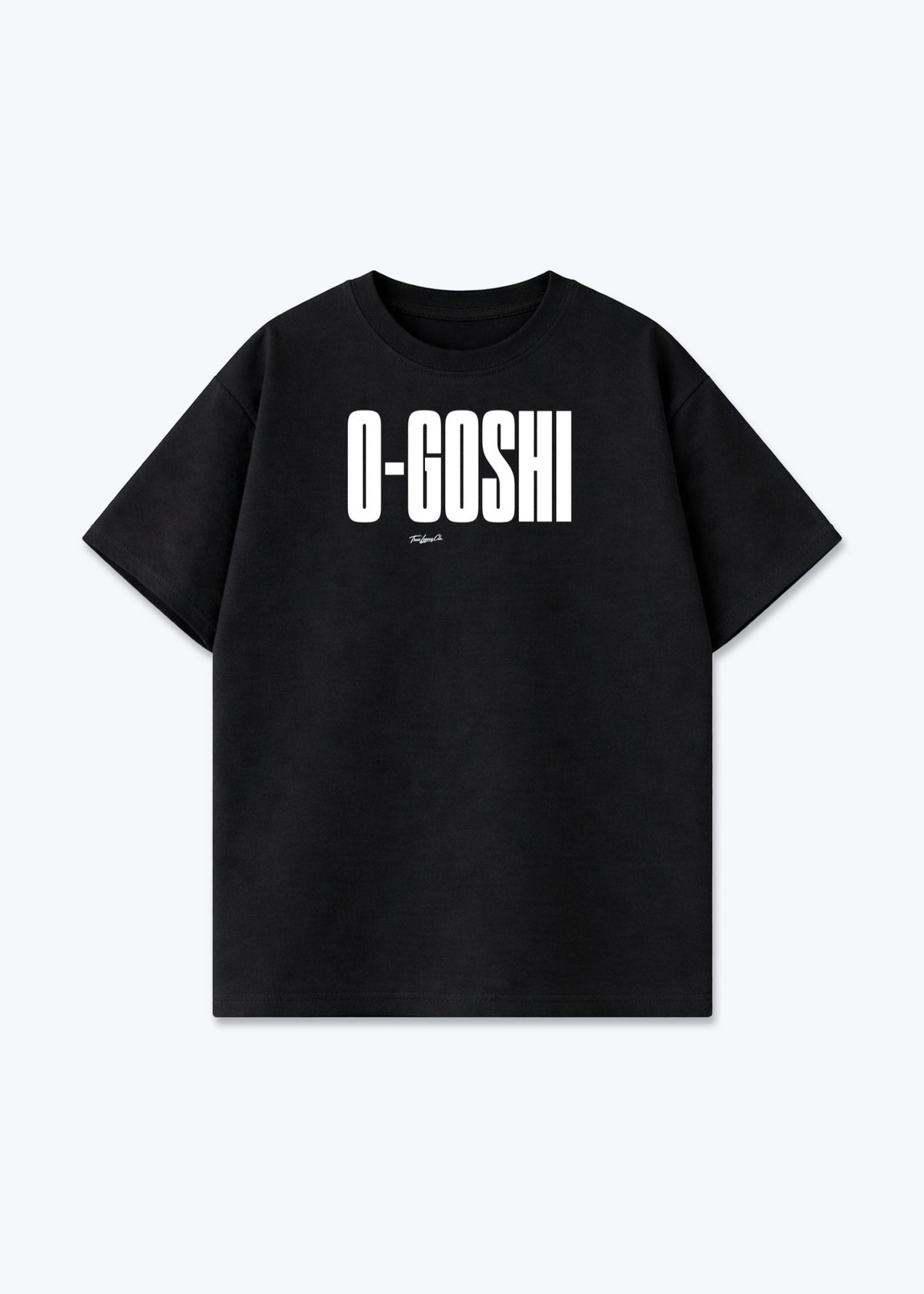 O-GOSHI - Oversized Shirt - Black Front (Designed)