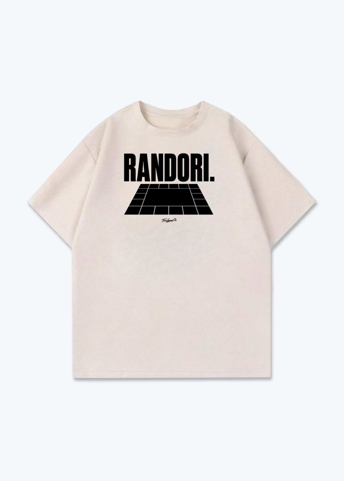 RANDORI. - Oversized Shirt - Beige Front (Designed)