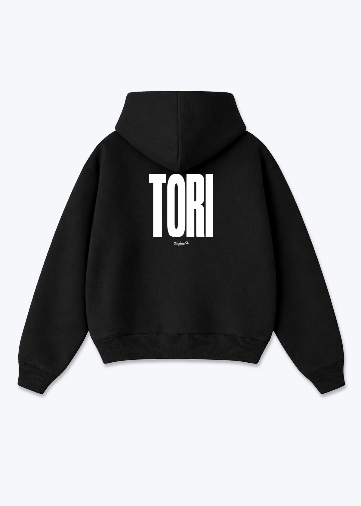 TORI - Oversized Hoodie - Black Back (Designed)