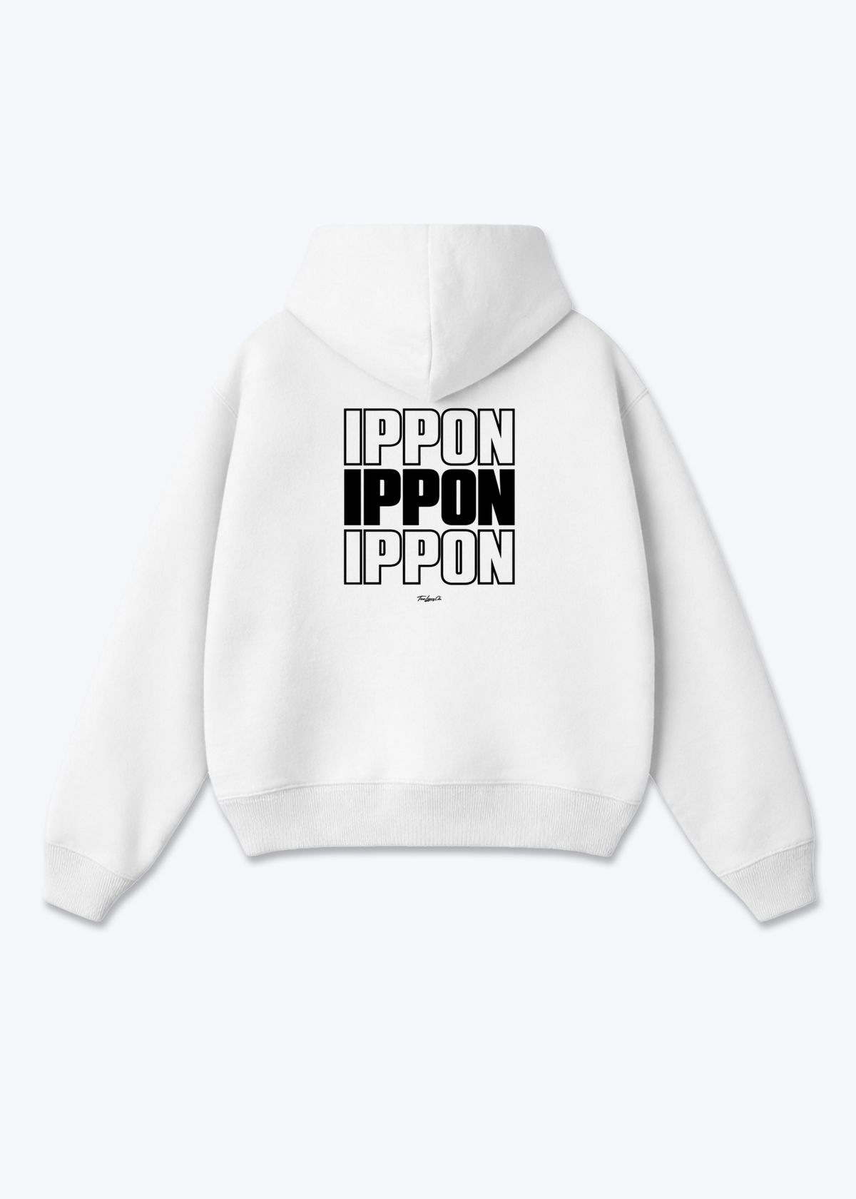 IPPON STACK - Oversized Hoodie - White Back (Designed)
