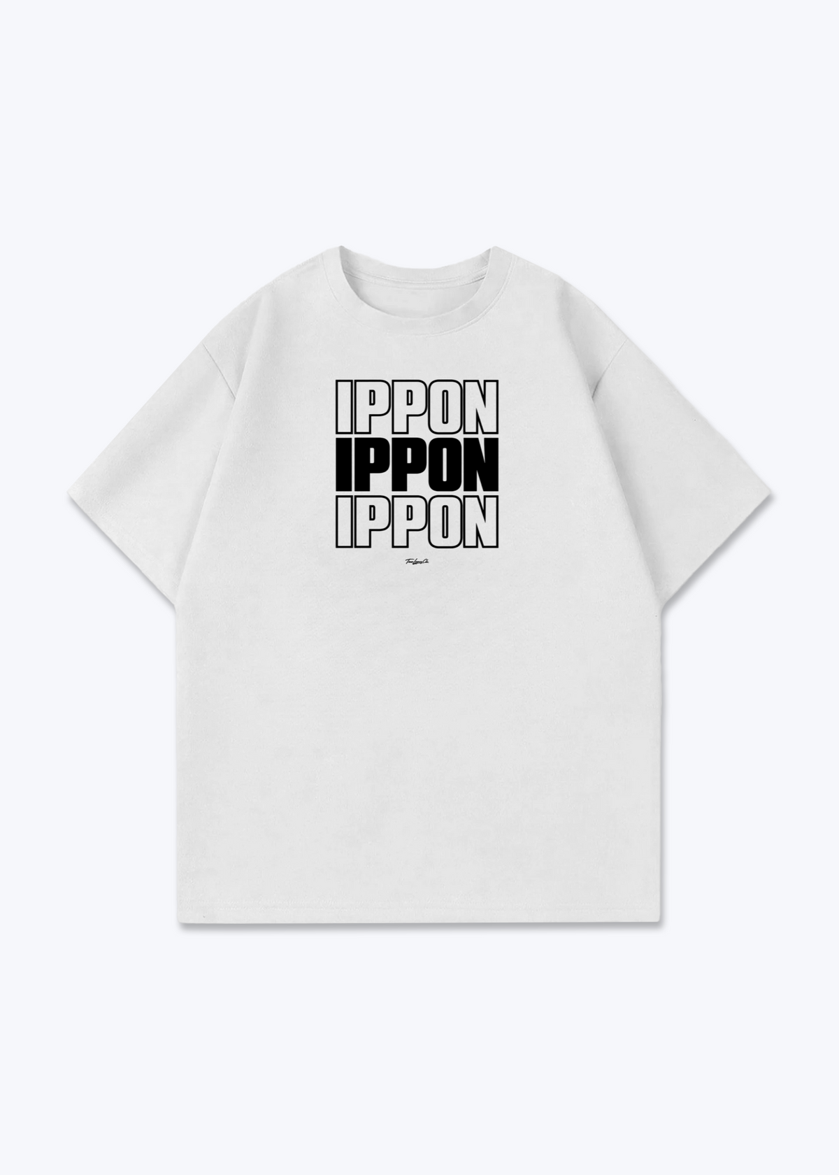 IPPON STACK - Oversized Shirt - White Front (Designed)