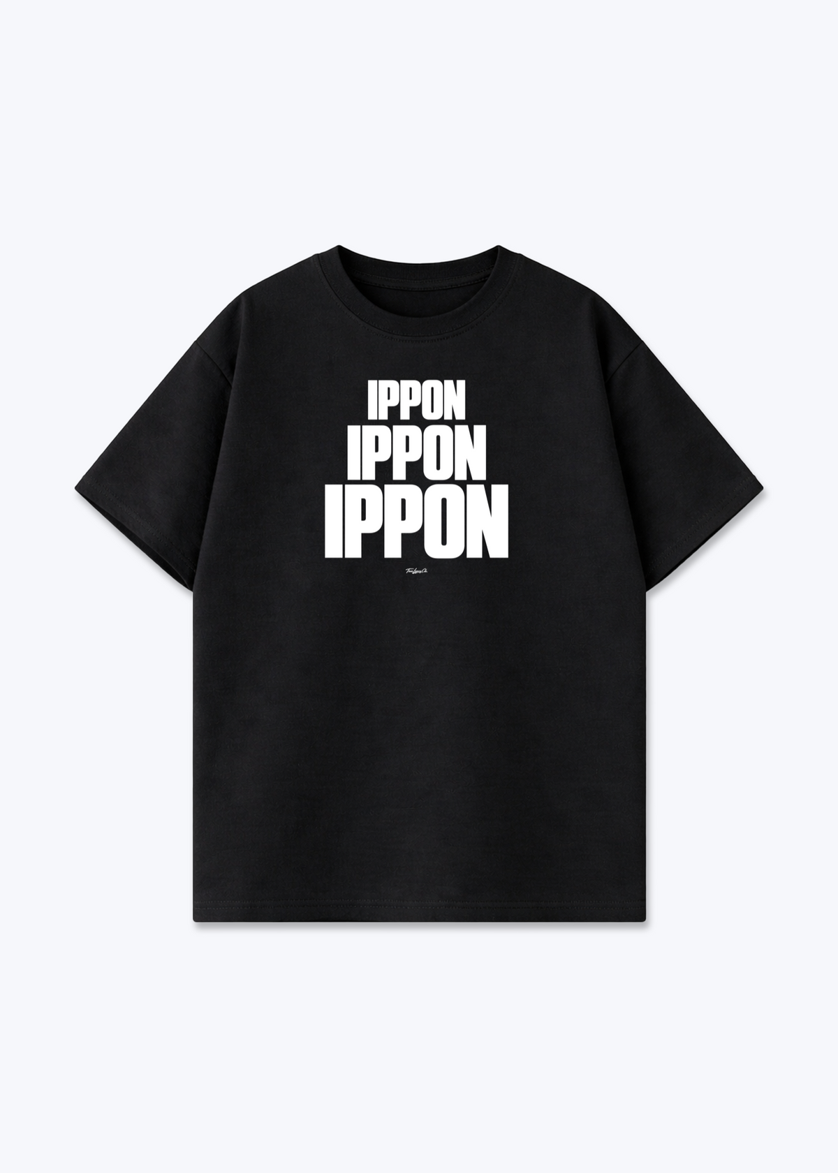 IPPON PYRAMIDE - Oversized Shirt - Black Front (Designed)