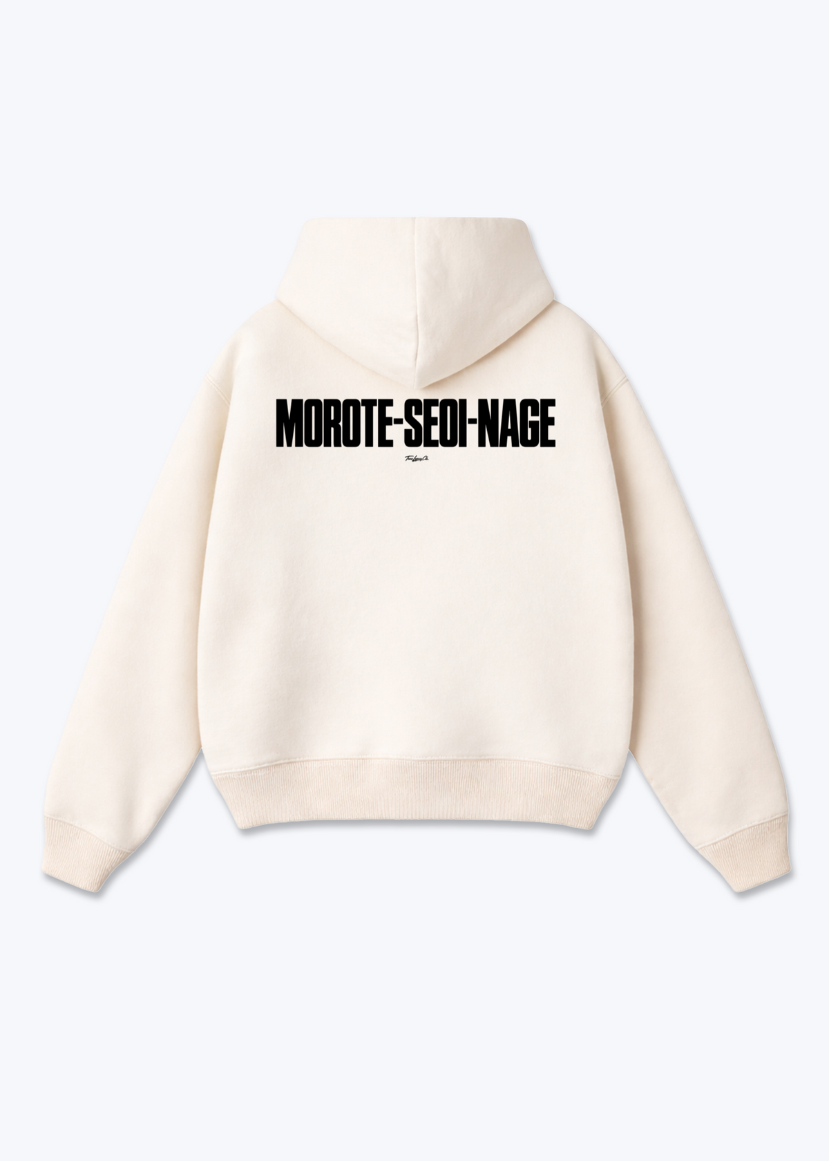MOROTE-SEOI-NAGE - Oversized Hoodie - Beige Back (Designed)