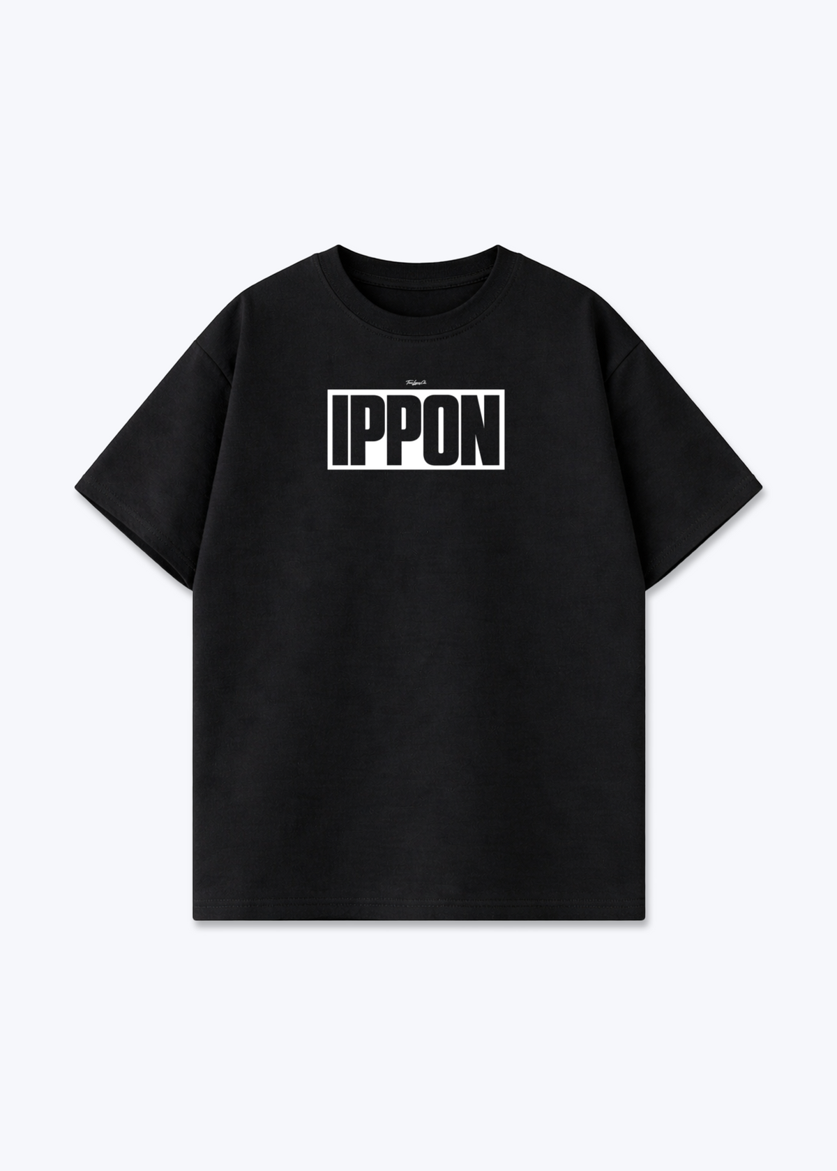 IPPON SCOREBOARD - Oversized Shirt - Black Front (Designed)