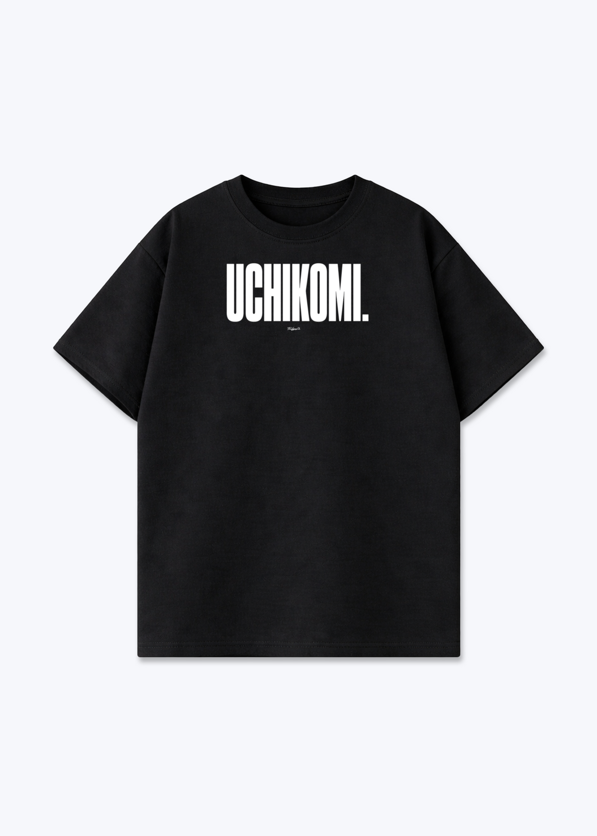 UCHIKOMI - Oversized Shirt - Black Front (Designed)
