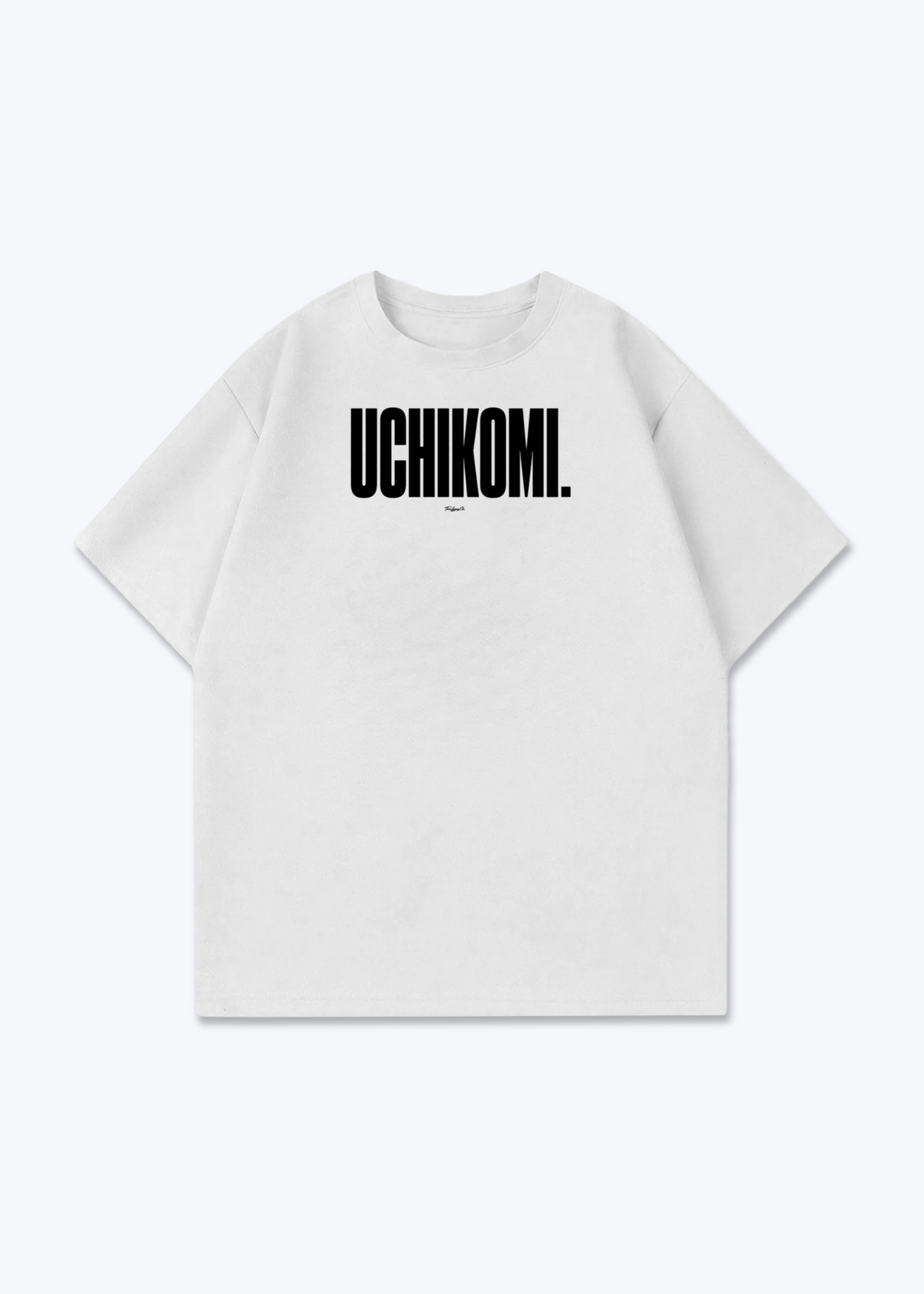 UCHIKOMI - Oversized Shirt - White Front (Designed)
