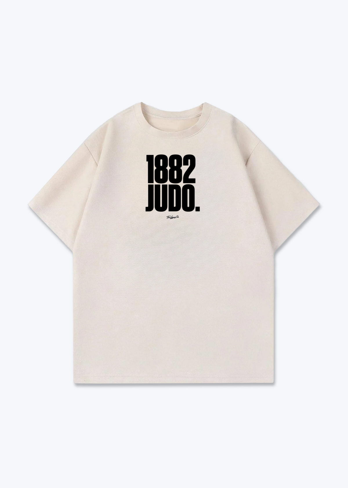 1882 JUDO - Oversized Shirt - Beige Front (Designed)