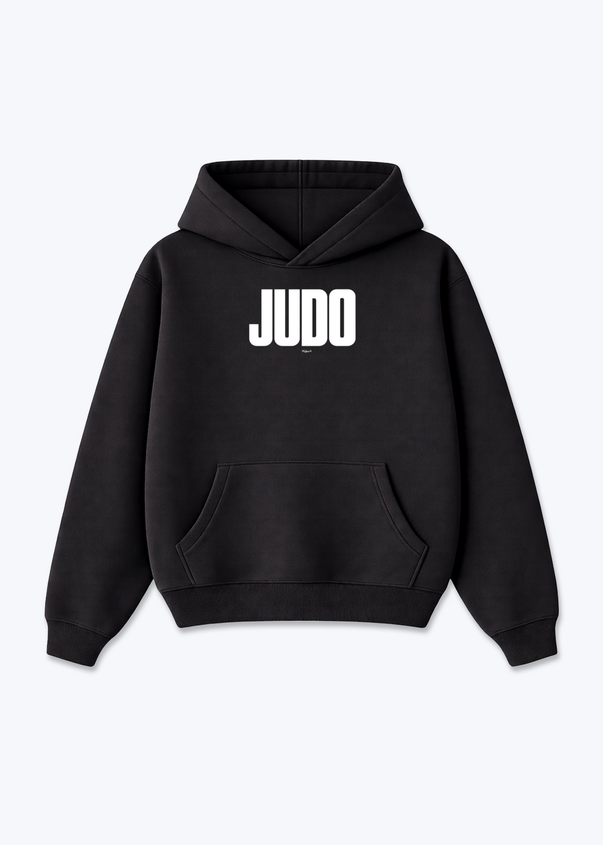 JUDO - Oversized Hoodie - Black Front (Designed)