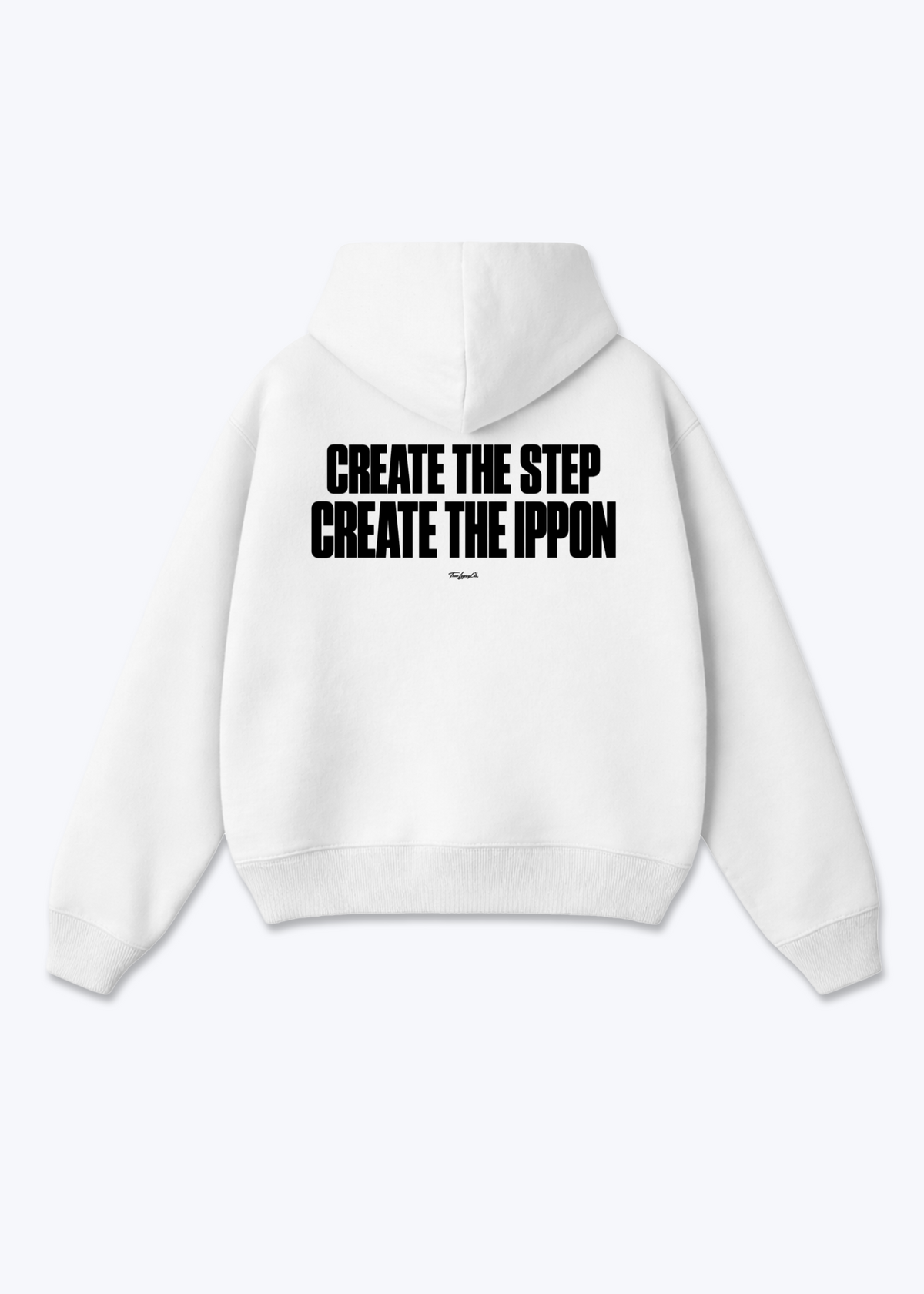CREATE THE IPPON - Oversized Hoodie - White Back (Designed)
