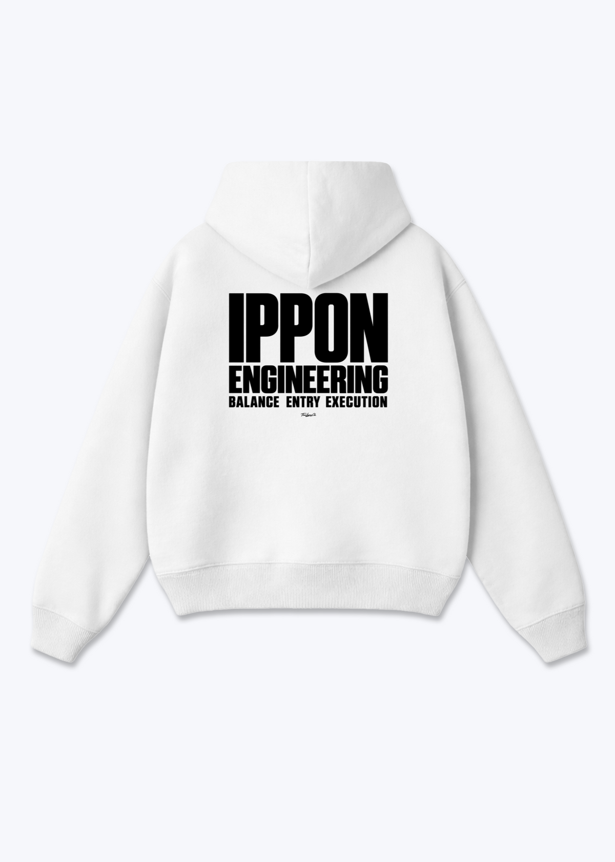 IPPON ENGINEERING - Oversized Hoodie - White Back (Designed)