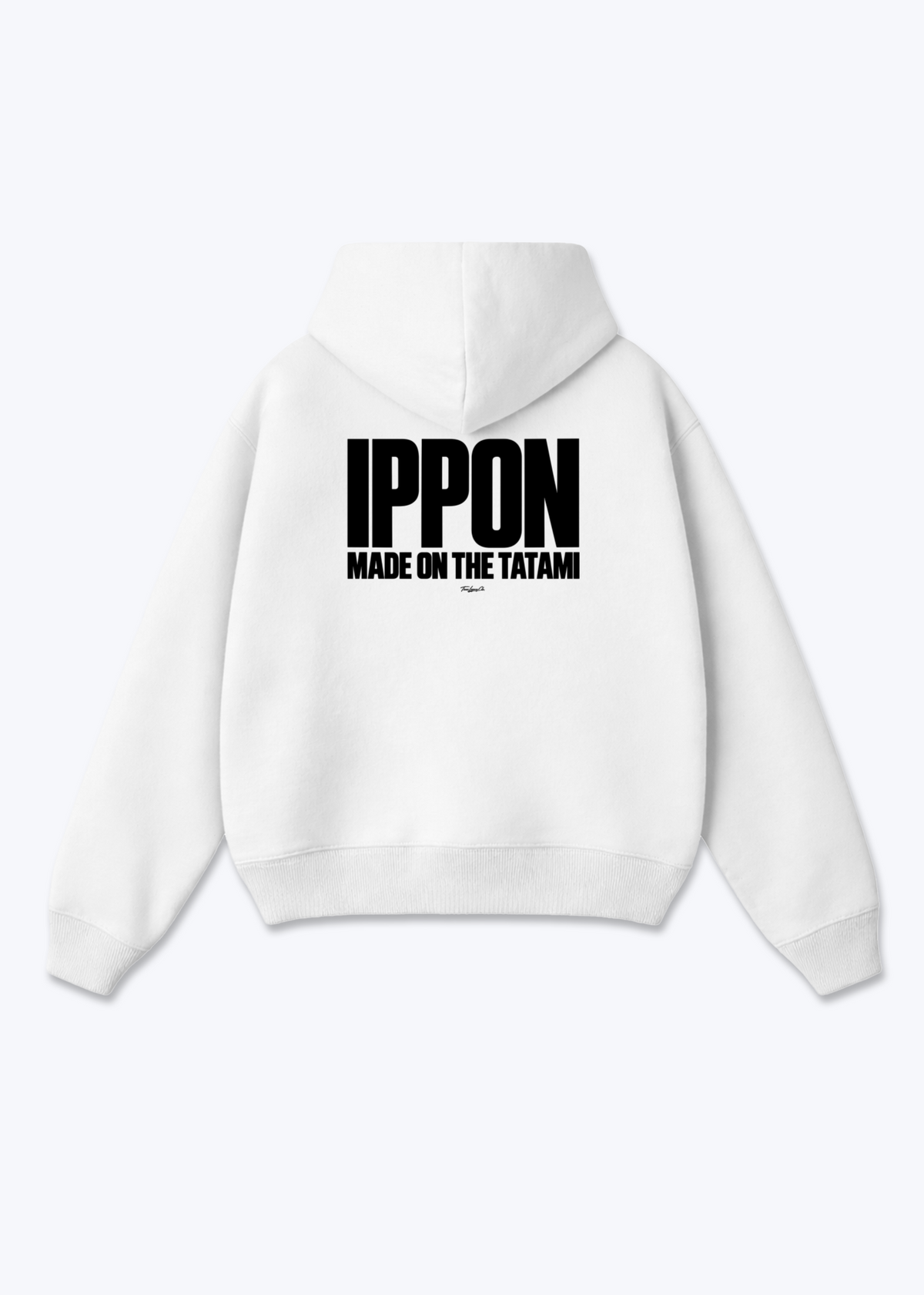 IPPON MADE ON THE TATAMI - Oversized Hoodie - White Back (Designed)