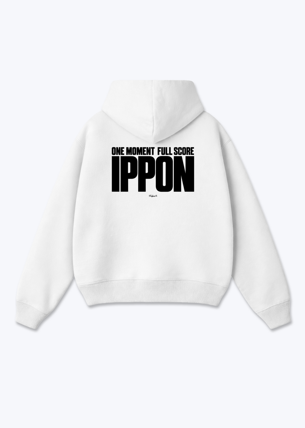 IPPON ONE MOMENT FULL SCORE - Oversized Hoodie - White Back (Designed)