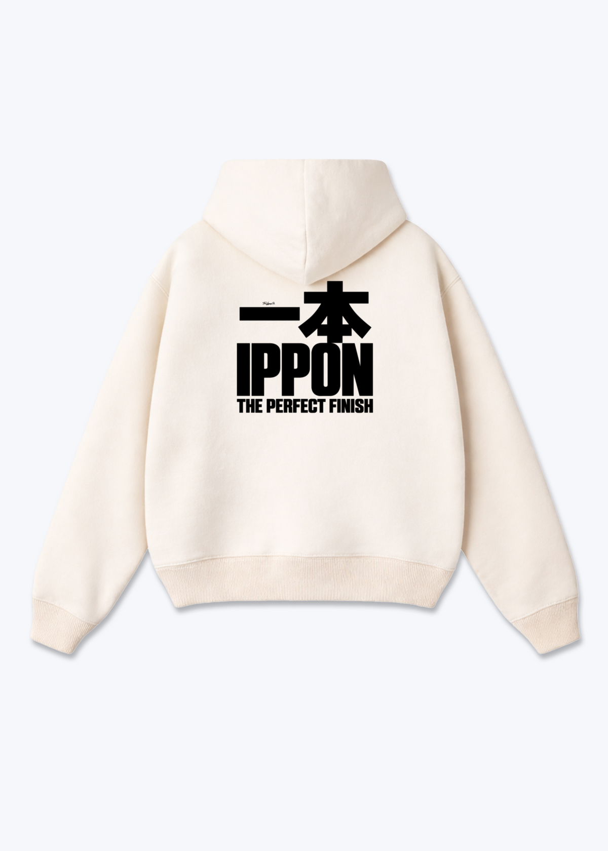 IPPON THE PERFECT FINISH (ORIGINAL) - Oversized Hoodie - Beige Back (Designed)