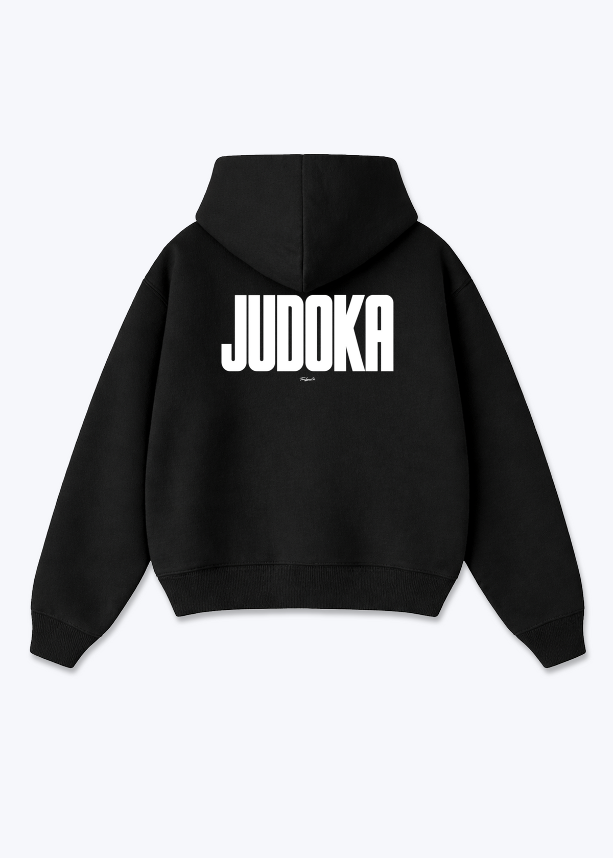 JUDOKA - Oversized Hoodie - Black Back (Designed)