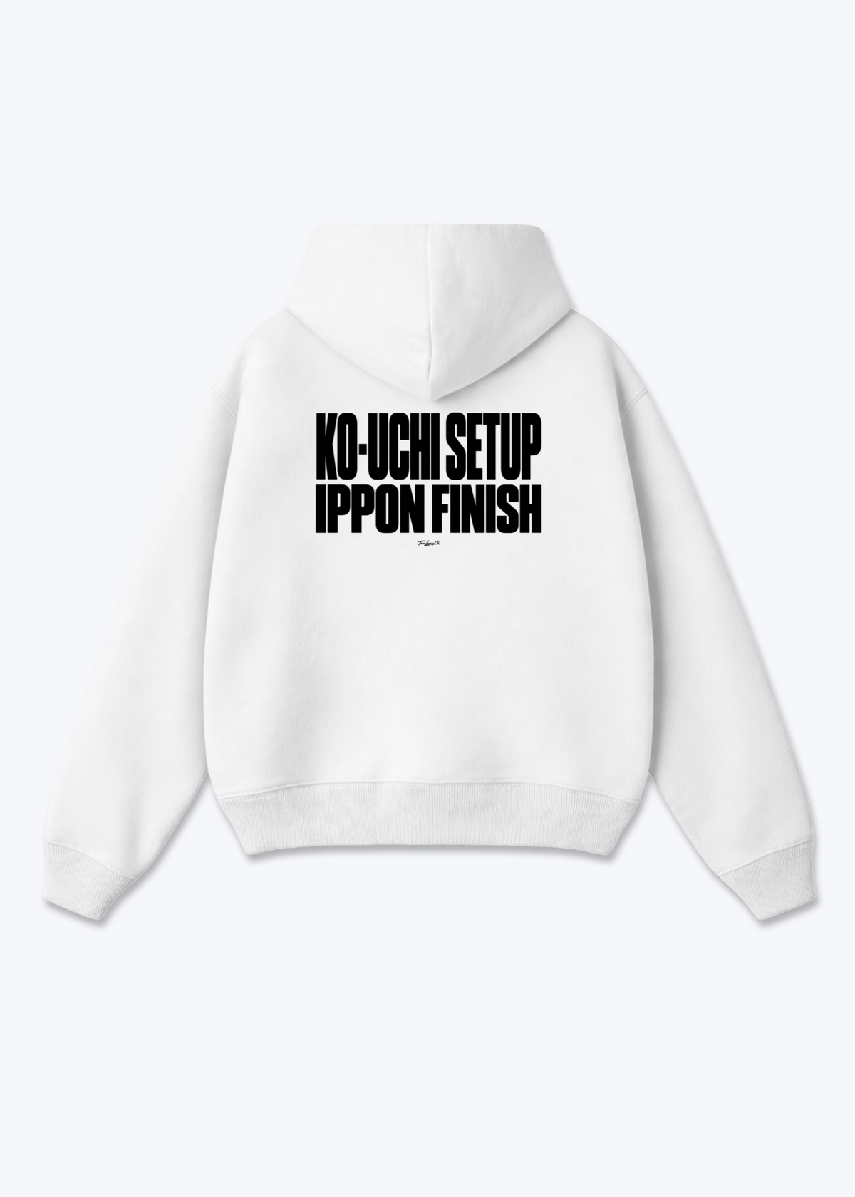 KO-UCHI SETUP - Oversized Hoodie - White Back (Designed)