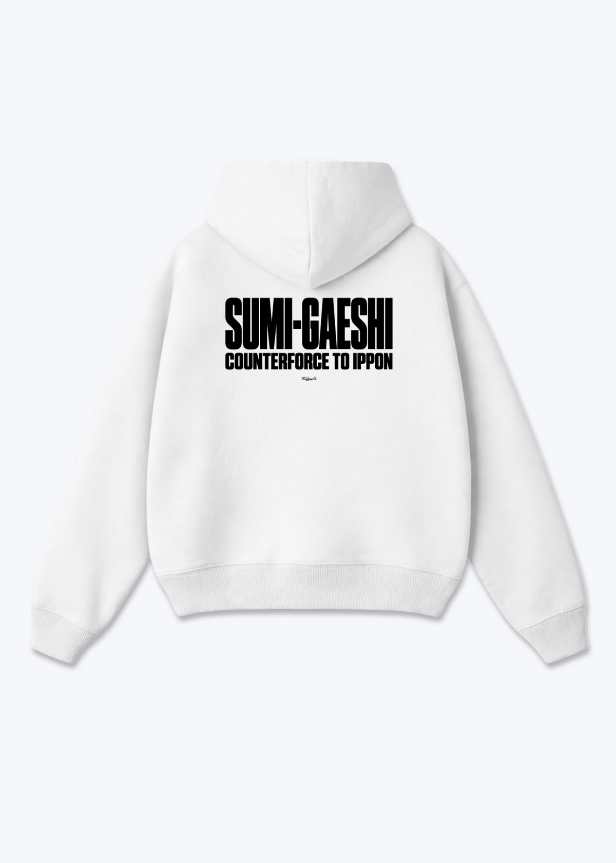 SUMI-GAESHI TO IPPON - Oversized Hoodie - White Back (Designed)