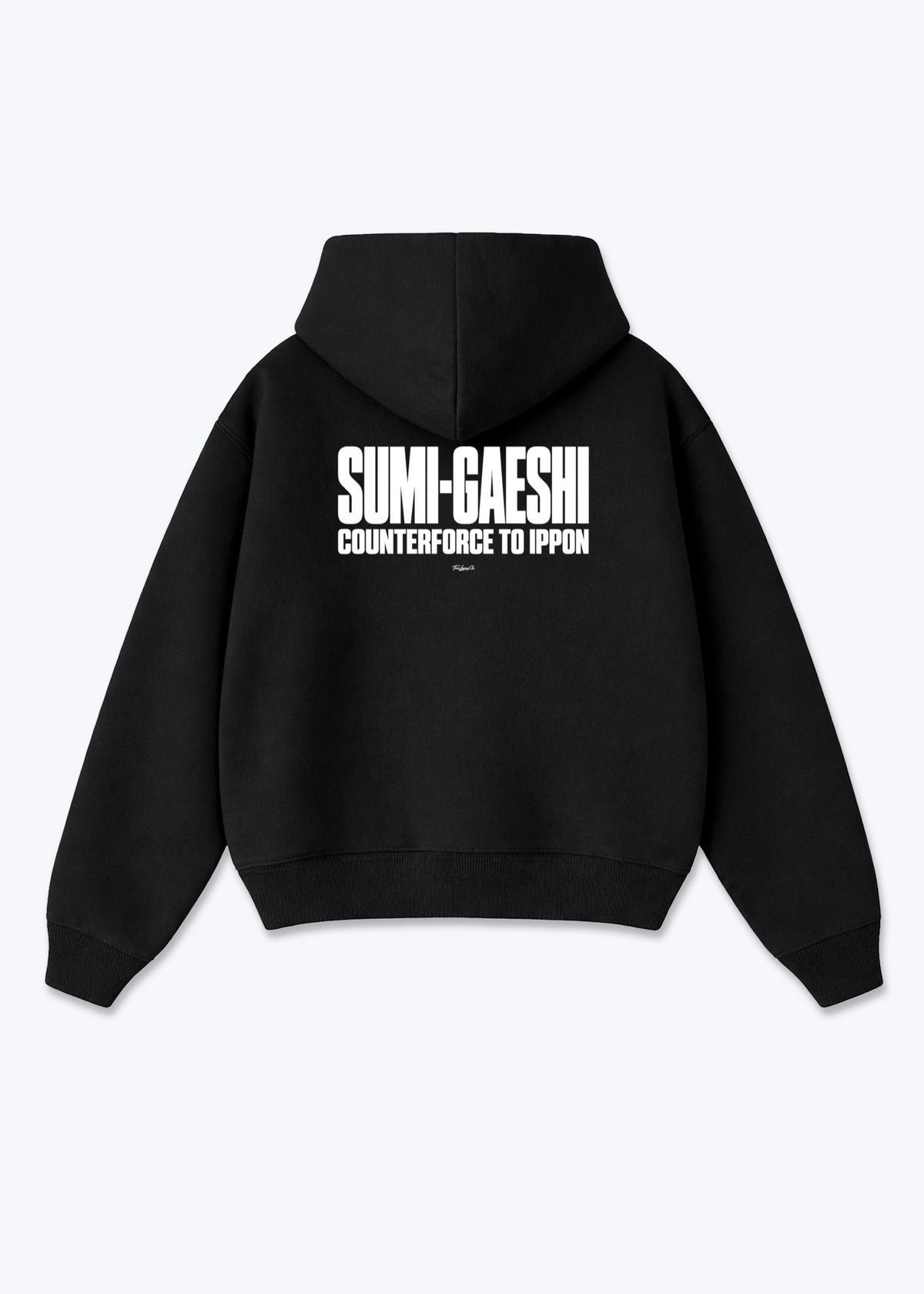 SUMI-GAESHI TO IPPON - Oversized Hoodie - Black Back (Designed)