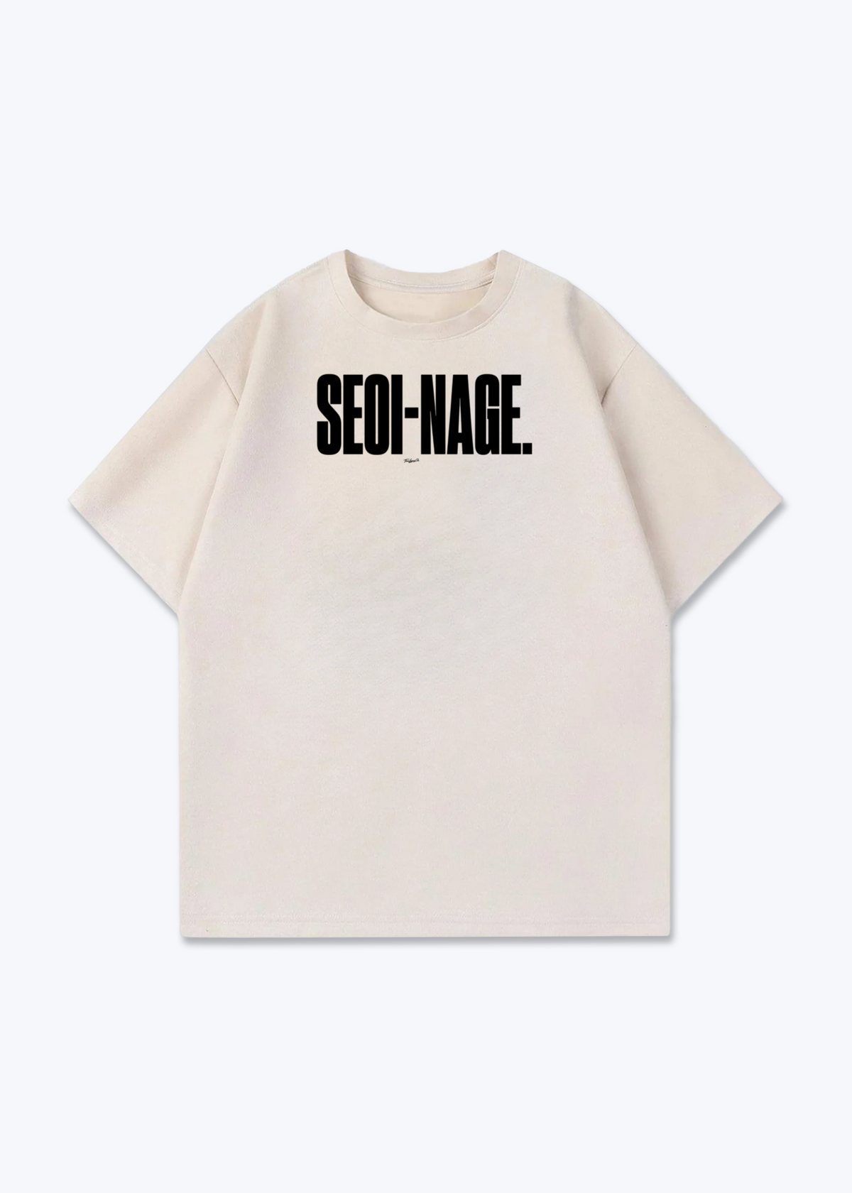SEOI-NAGE - Oversized Shirt - Beige Front (Designed)