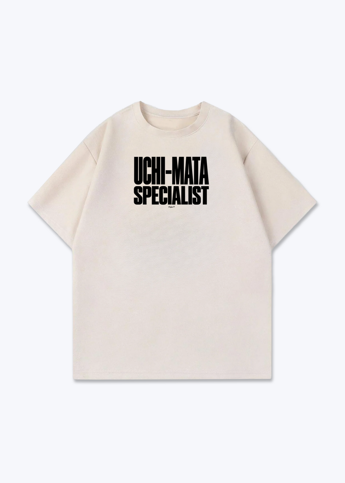 UCHI-MATA SPECIALIST - Oversized Shirt - Beige Front (Designed)