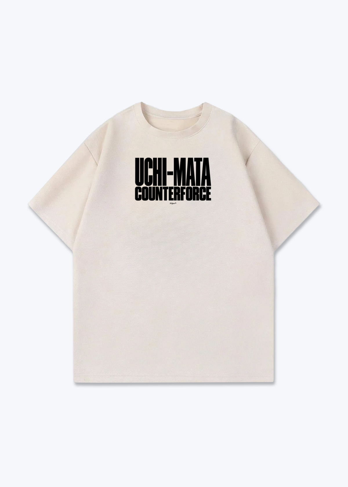 UCHI-MATA COUNTERFORCE - Oversized Shirt - Beige Front (Designed)