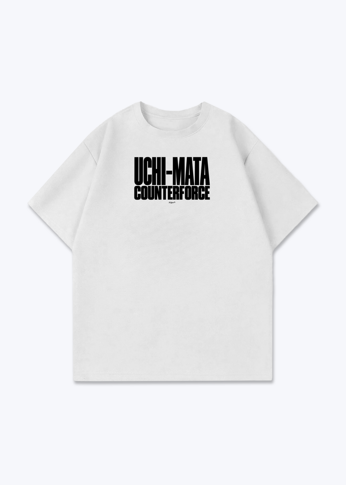 UCHI-MATA COUNTERFORCE - Oversized Shirt - White Front (Designed)
