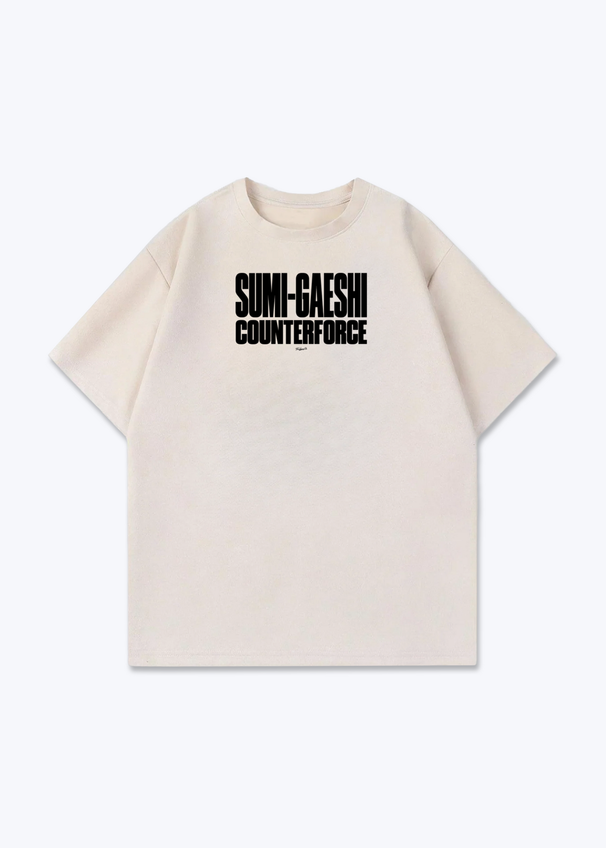 SUMI-GAESHI COUNTERFORCE - Oversized Shirt - Beige Front (Designed)