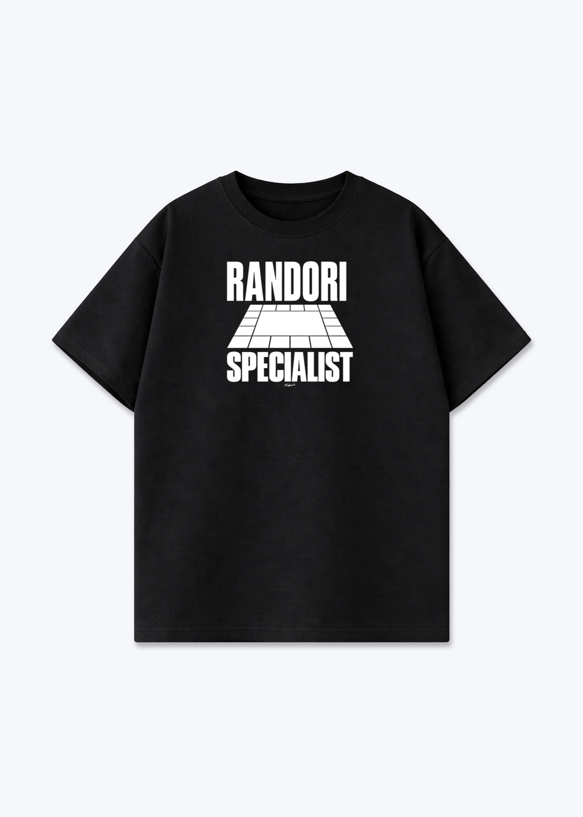 RANDORI SPECIALIST (TATAMI) - Oversized Shirt - Black Front (Designed)