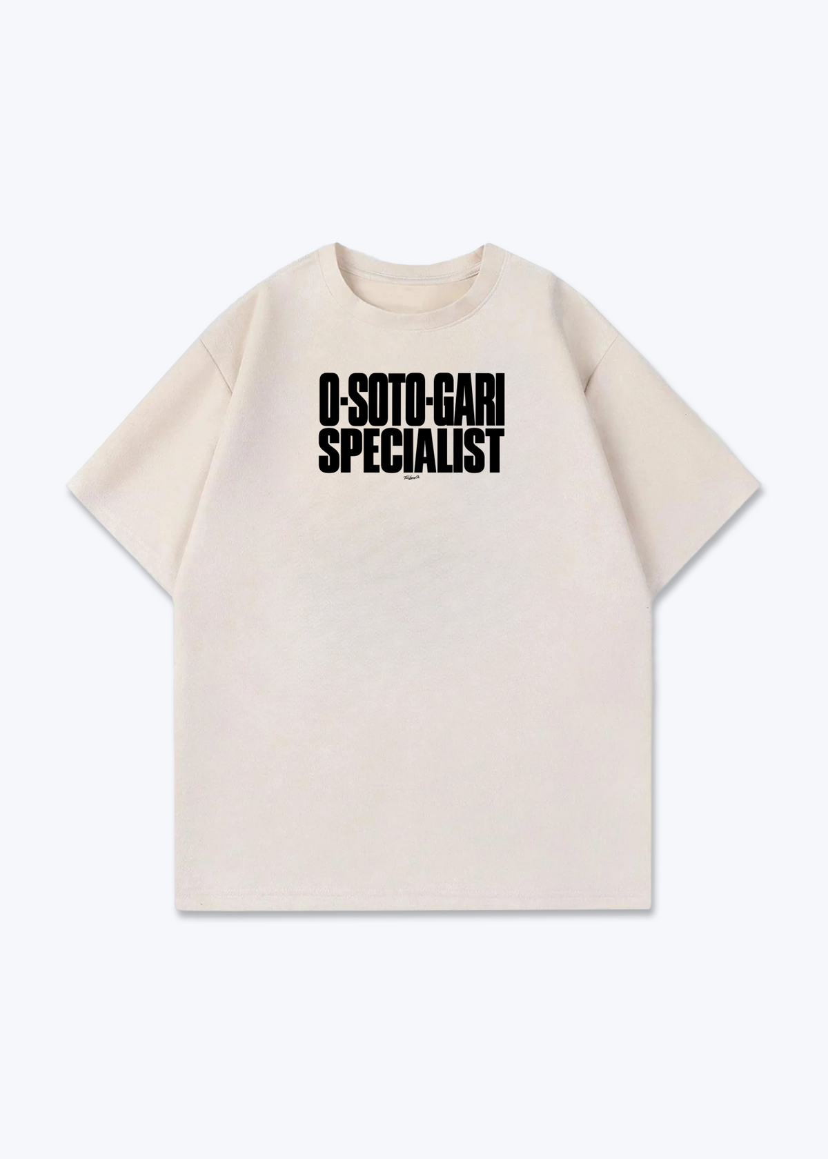 O-SOTO-GARI SPECIALIST - Oversized Shirt - Beige Front (Designed)