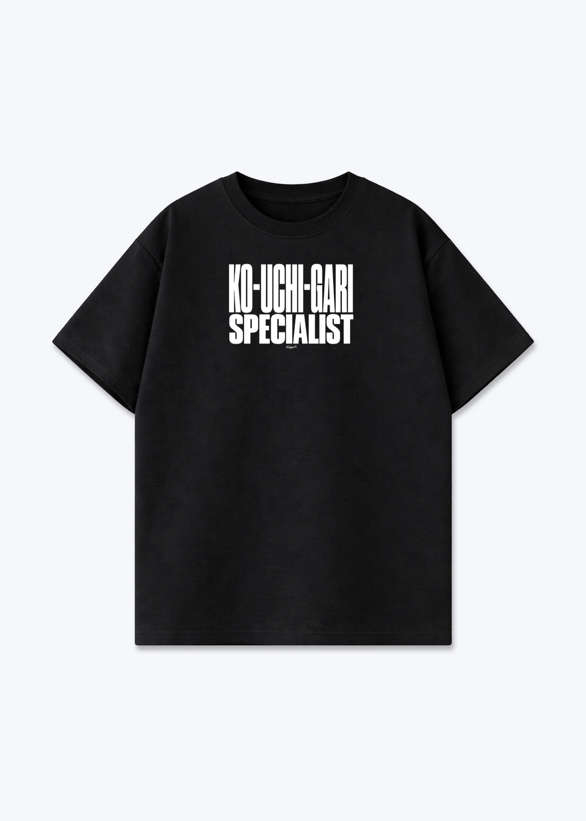 KO-UCHI-GARI SPECIALIST - Oversized Shirt - Black Front (Designed)