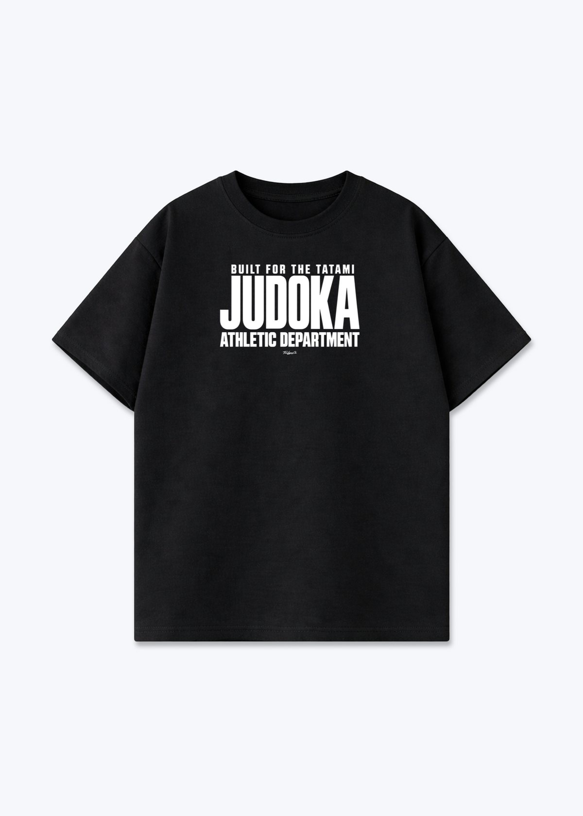 JUDOKA ATHLETIC DEPARTMENT - Oversized Shirt - Black Front (Designed)