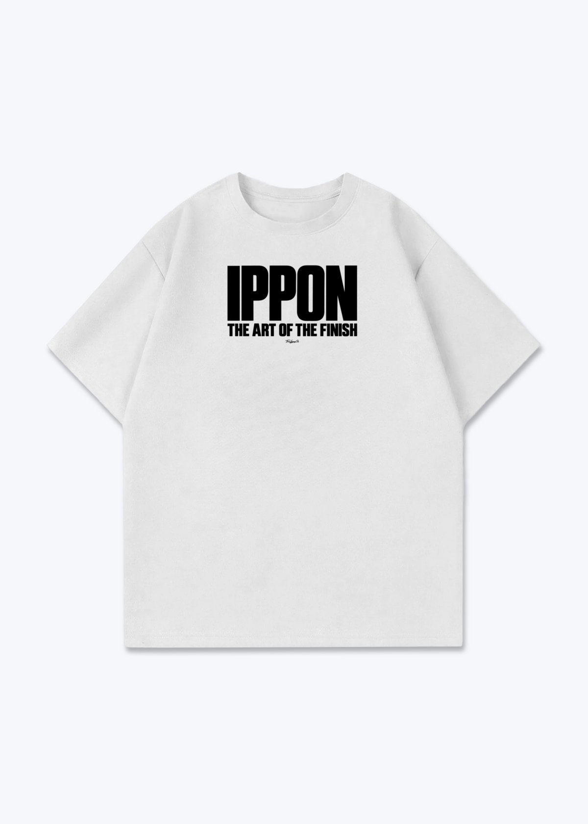 IPPON ART OF THE FINISH - Oversized Shirt - White Front (Designed)