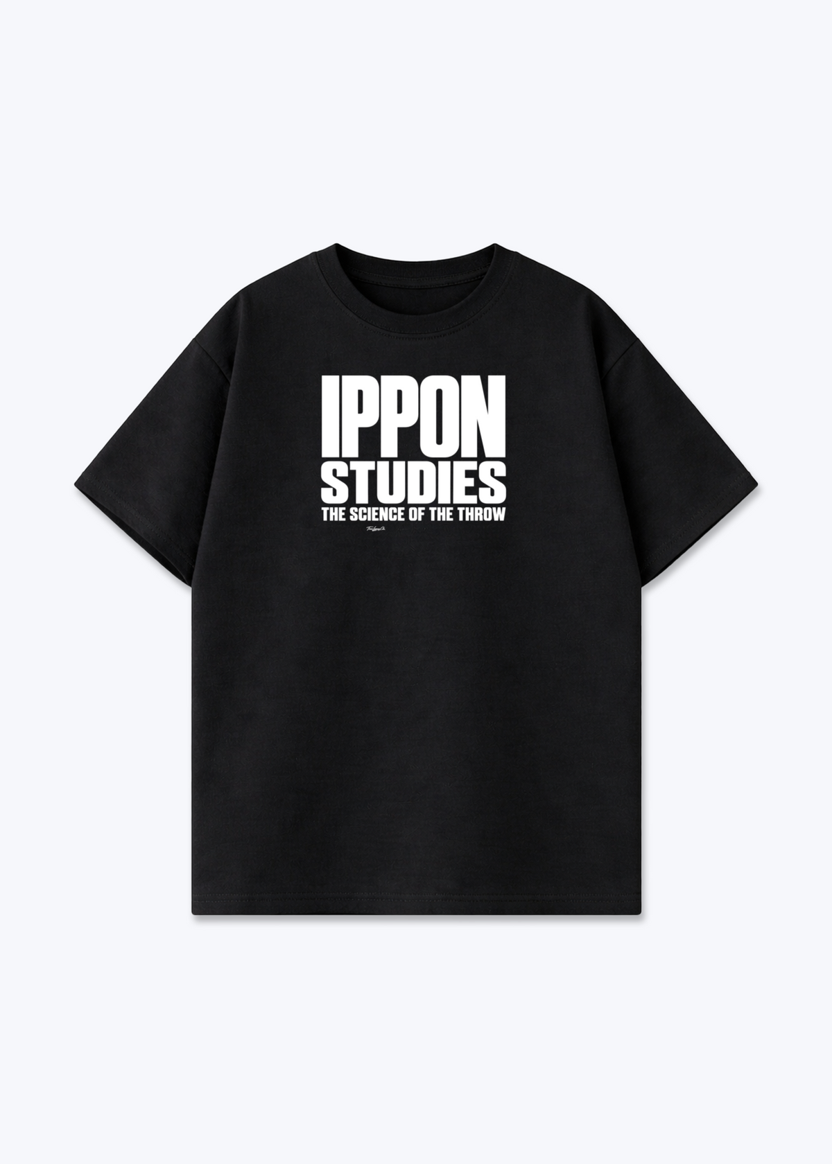 IPPON STUDIES - Oversized Shirt - Black Front (Designed)