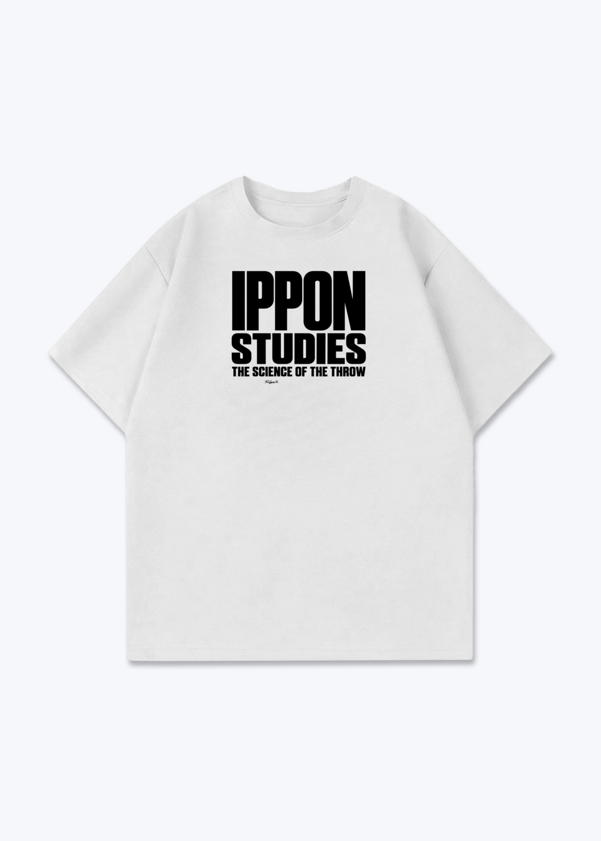 IPPON STUDIES - Oversized Shirt - White Front (Designed)