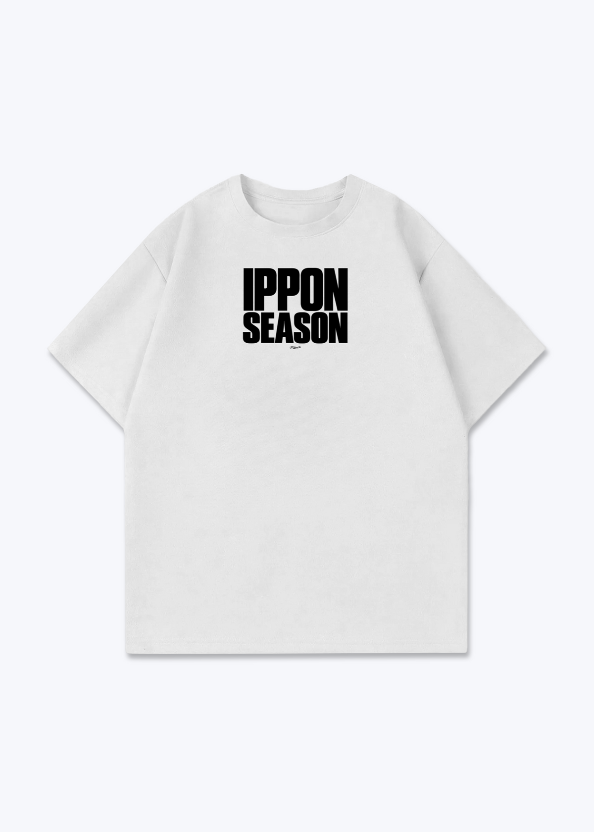 IPPON SEASON - Oversized Shirt - White Front (Designed)