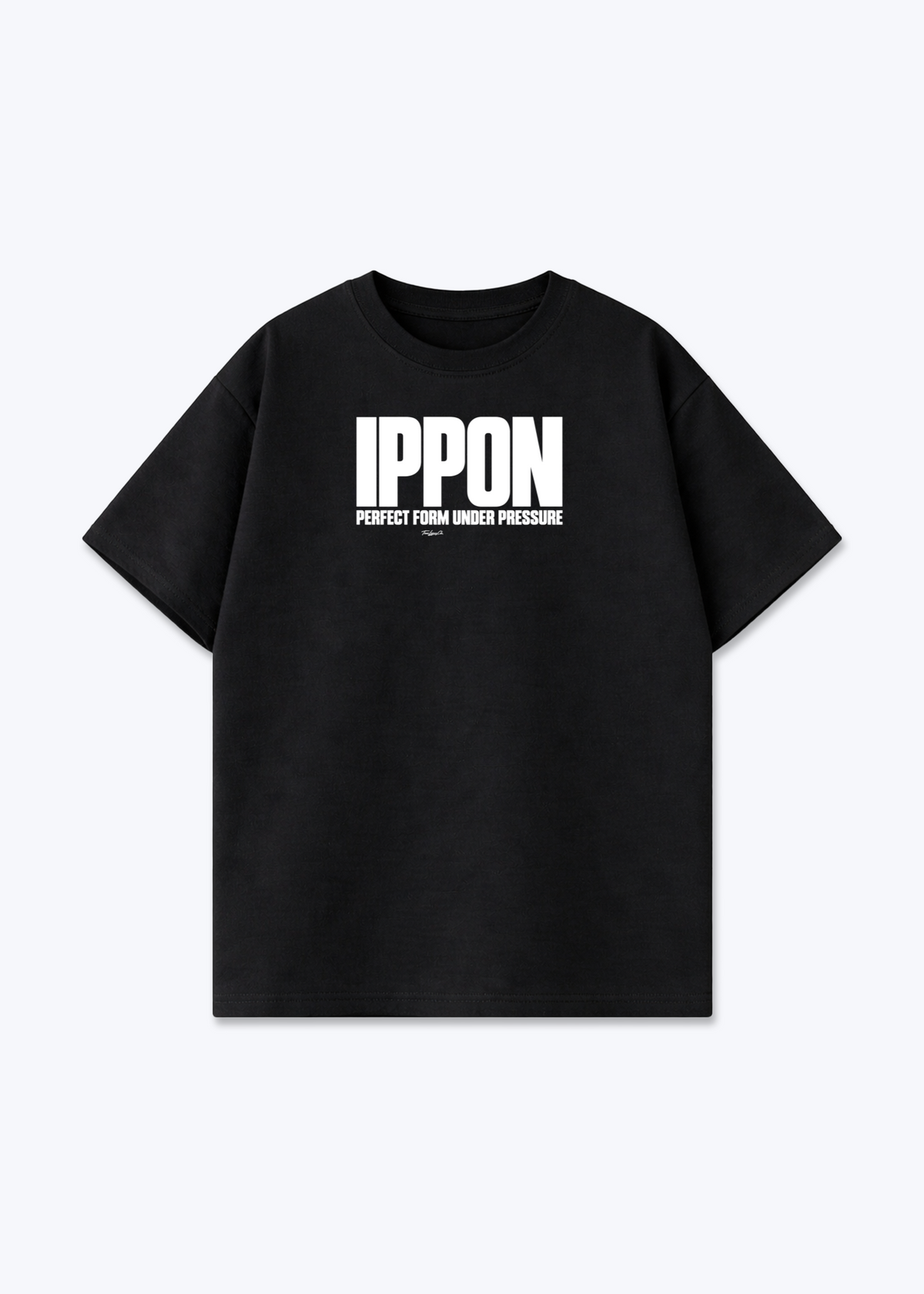 IPPON PERFECT FORM - Oversized Shirt - Black Front (Designed)