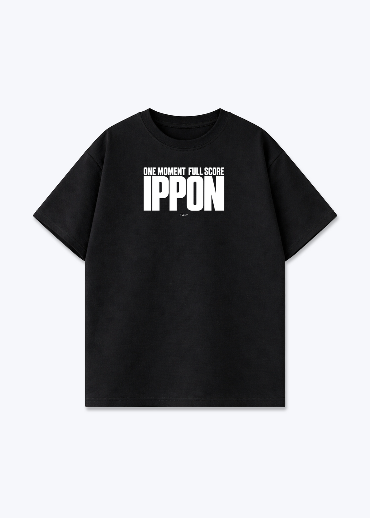 IPPON ONE MOMENT FULL SCORE - Oversized Shirt - Black Front (Designed)