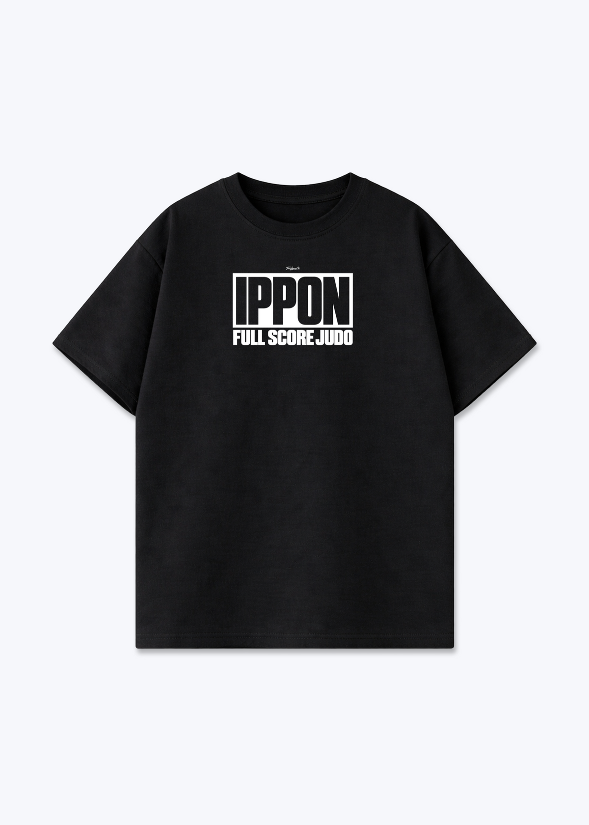 IPPON SCOREBOARD (FSJ) - Oversized Shirt - Black Front (Designed)