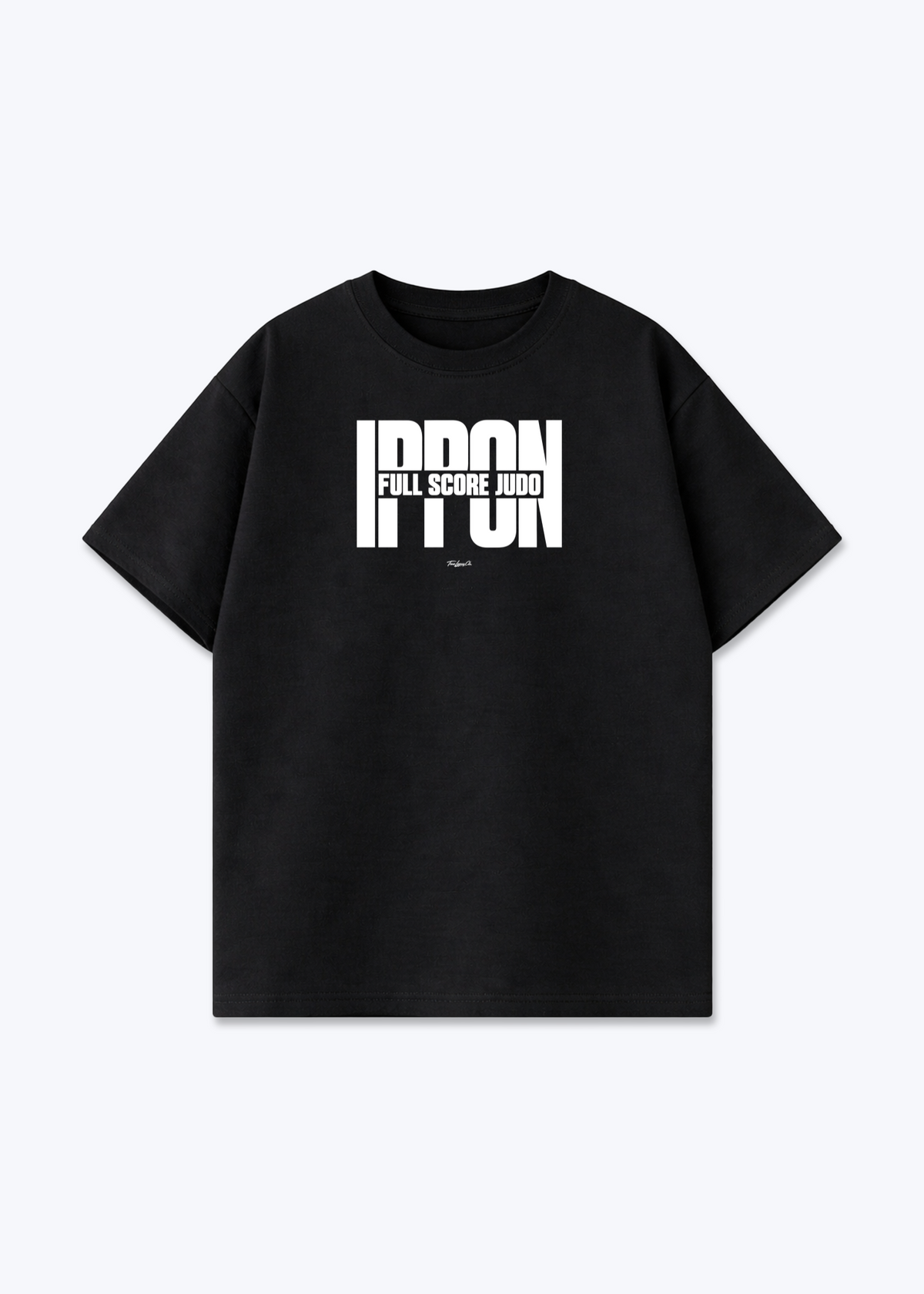 IPPON FULL SCORE JUDO - Oversized Shirt - Black Front (Designed)