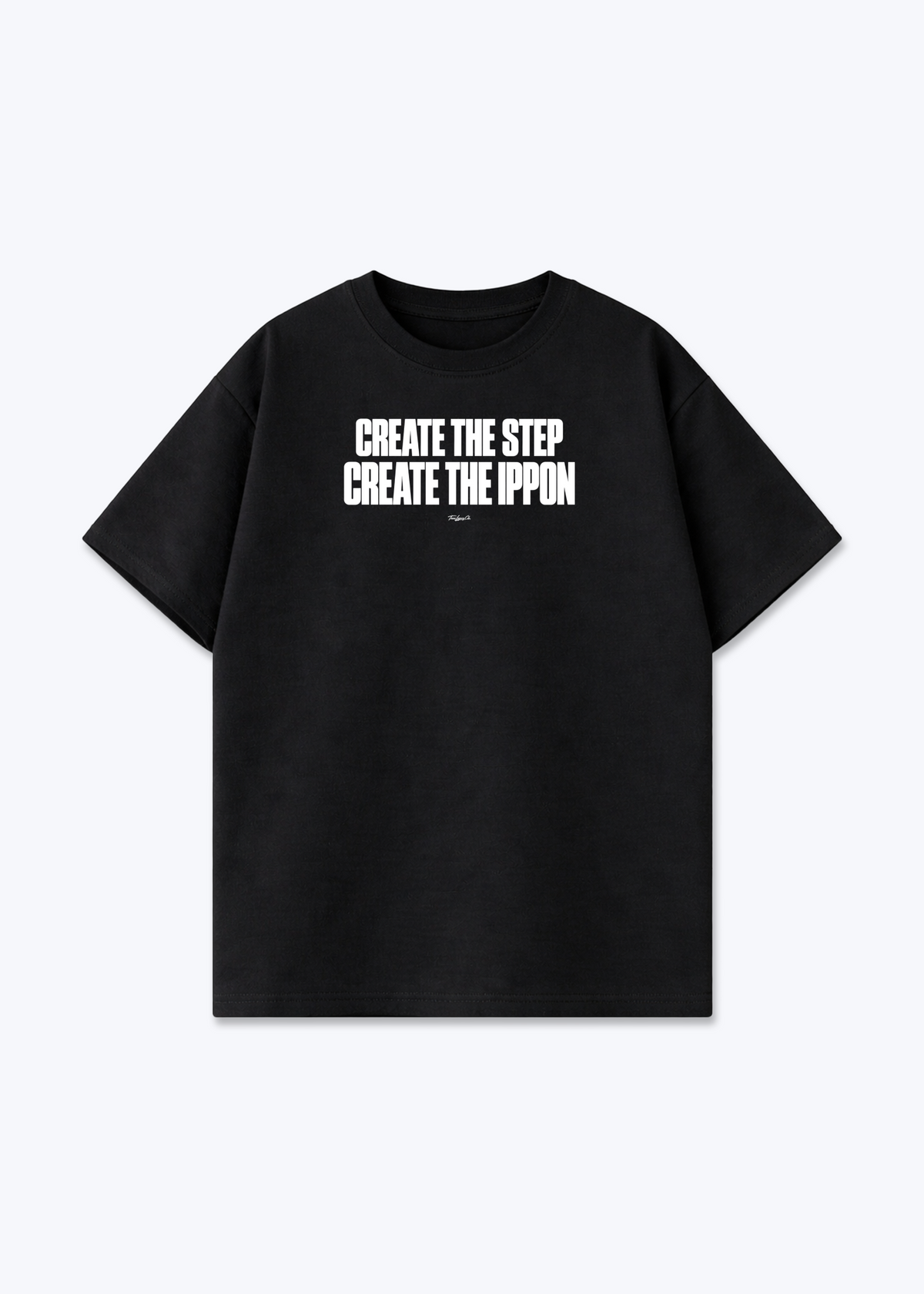 CREATE THE IPPON - Oversized Shirt - Black Front (Designed)