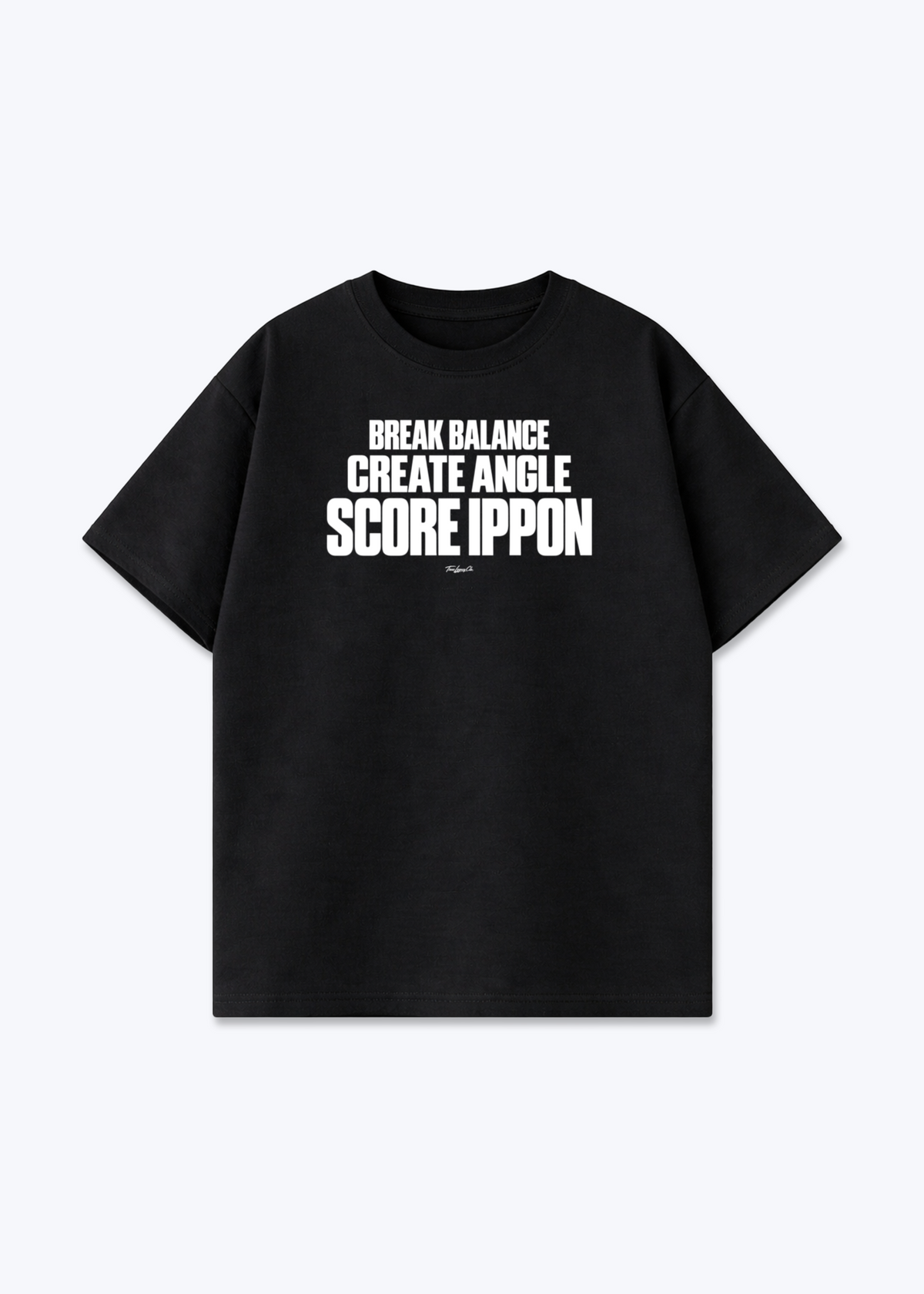 CREATE ANGLE SCORE IPPON - Oversized Shirt - Black Front (Designed)