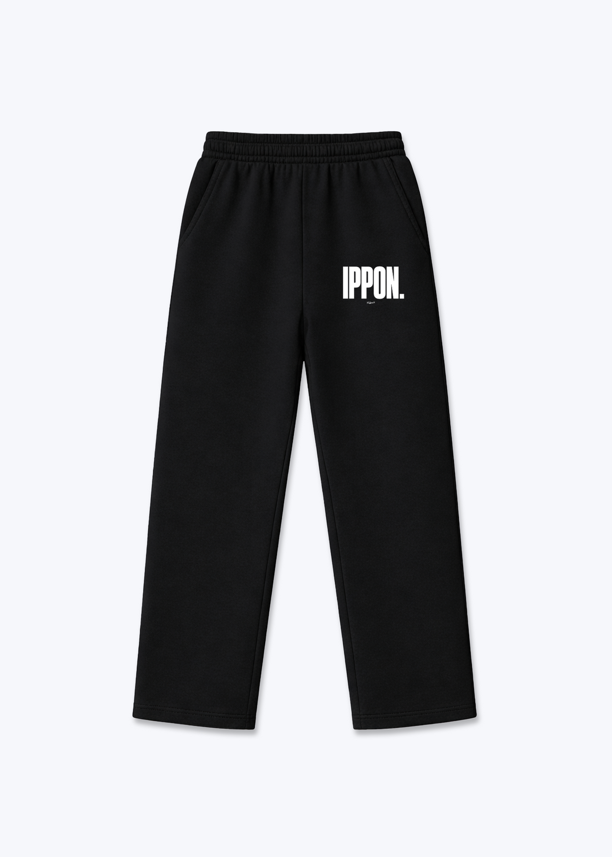 IPPON. - Trackpants - Black Front (Designed)