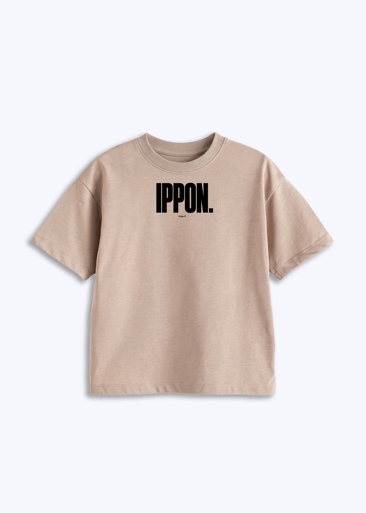 IPPON. - Kids Shirt - Beige Front (Designed)