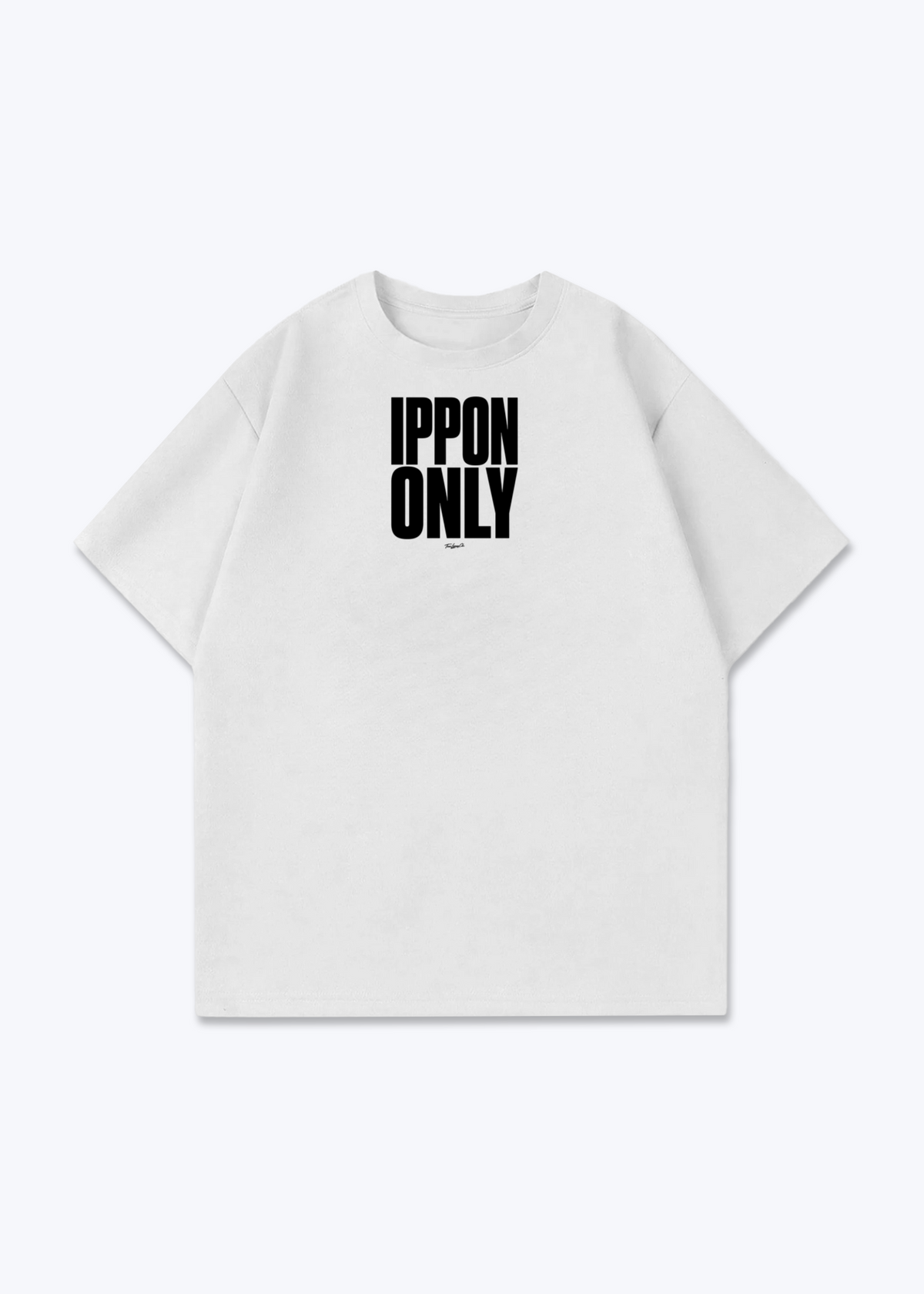 IPPON ONLY - Oversized Shirt - White Front (Designed)