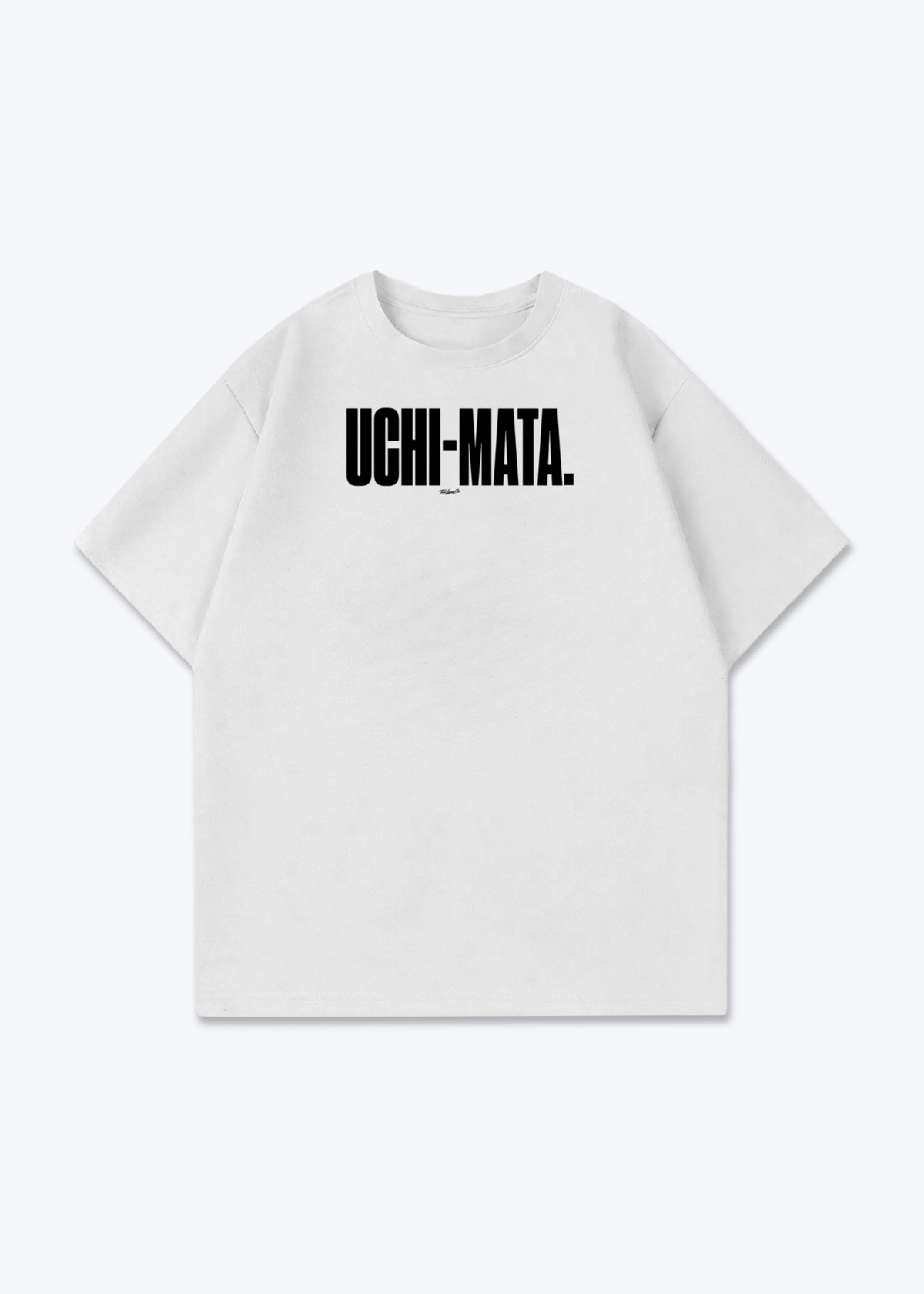 UCHI-MATA - Oversized Shirt - White Front (Designed)